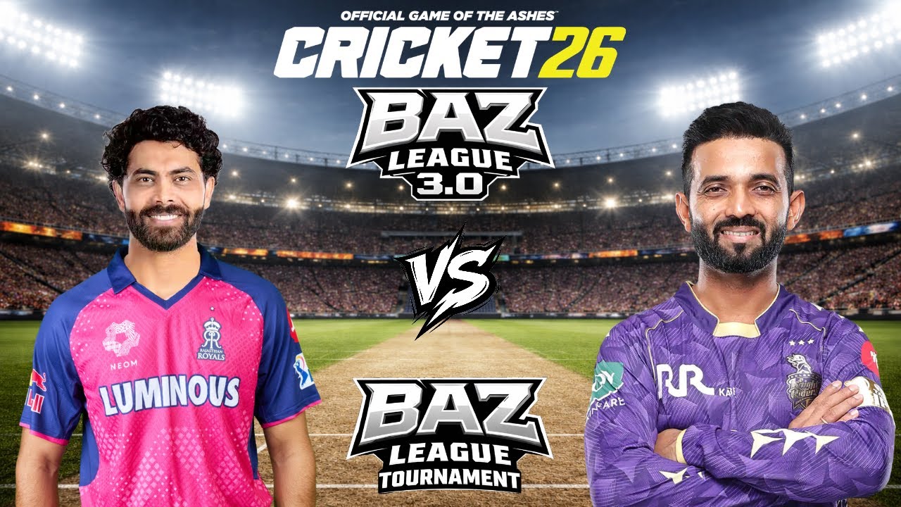RR VS KKR BAZ 3.0 TOURNAMENT CRICKET 26 LIVE