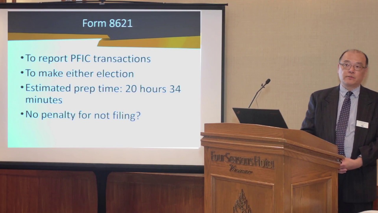2017 Annual Tax Update | US Tax PFIC Issues | Francis Liu