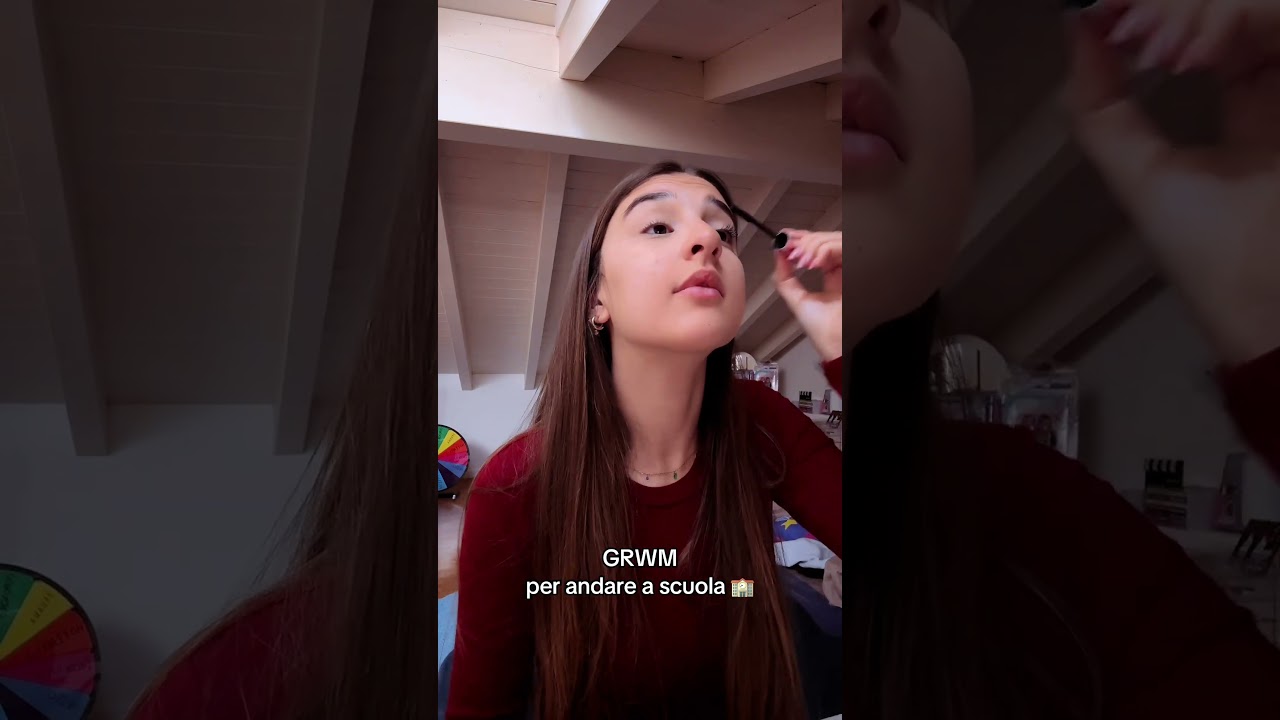 GRWM per Andare a SCUOLA 🏫 #aurorasardo #shorts