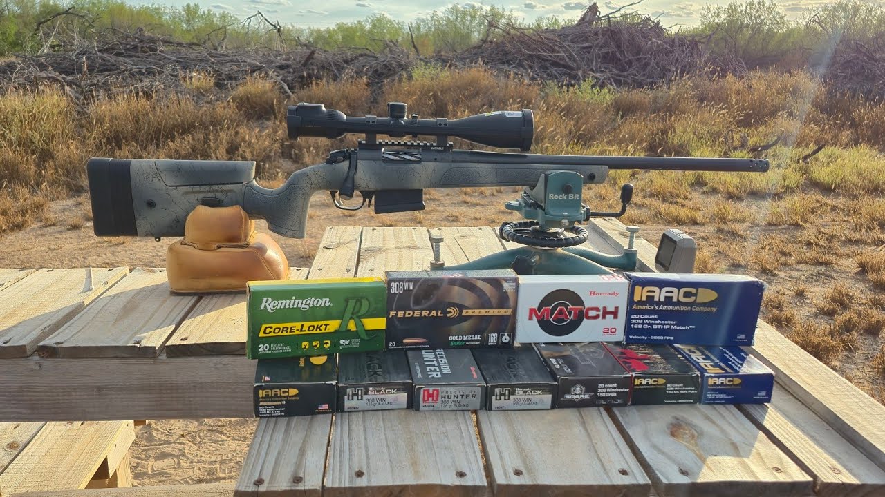 BERGARA B-14 WILDERNESS HMR CARBON IN 308 WIN ACCURACY TEST.
