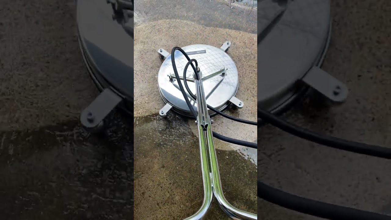 Mosmatic’s NEW 21“ Surface Cleaner with chemical injection on the fly