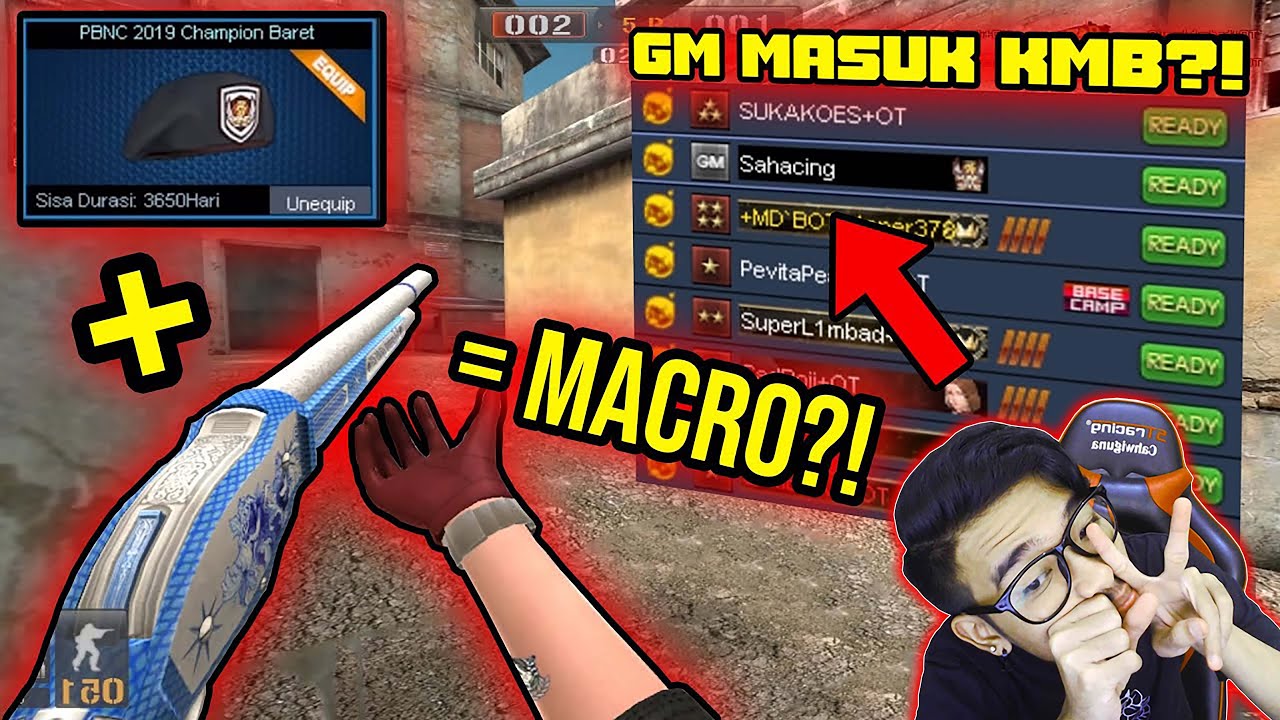 QC+BERET CHAMPS PBNC + SG PAKE CHAR GM?? AUTO DI KIRA MACRO SHOTGUN!! Point Blank Zepetto Indonesia