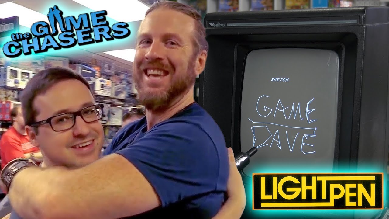 GAME CHASERS and The VECTREX LIGHT PEN!?? | Game Dave