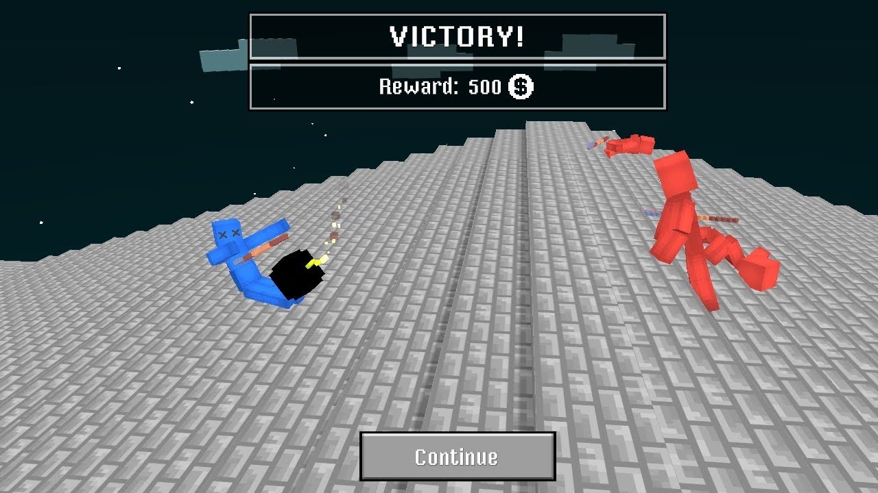 Blocky ragdoll battle video