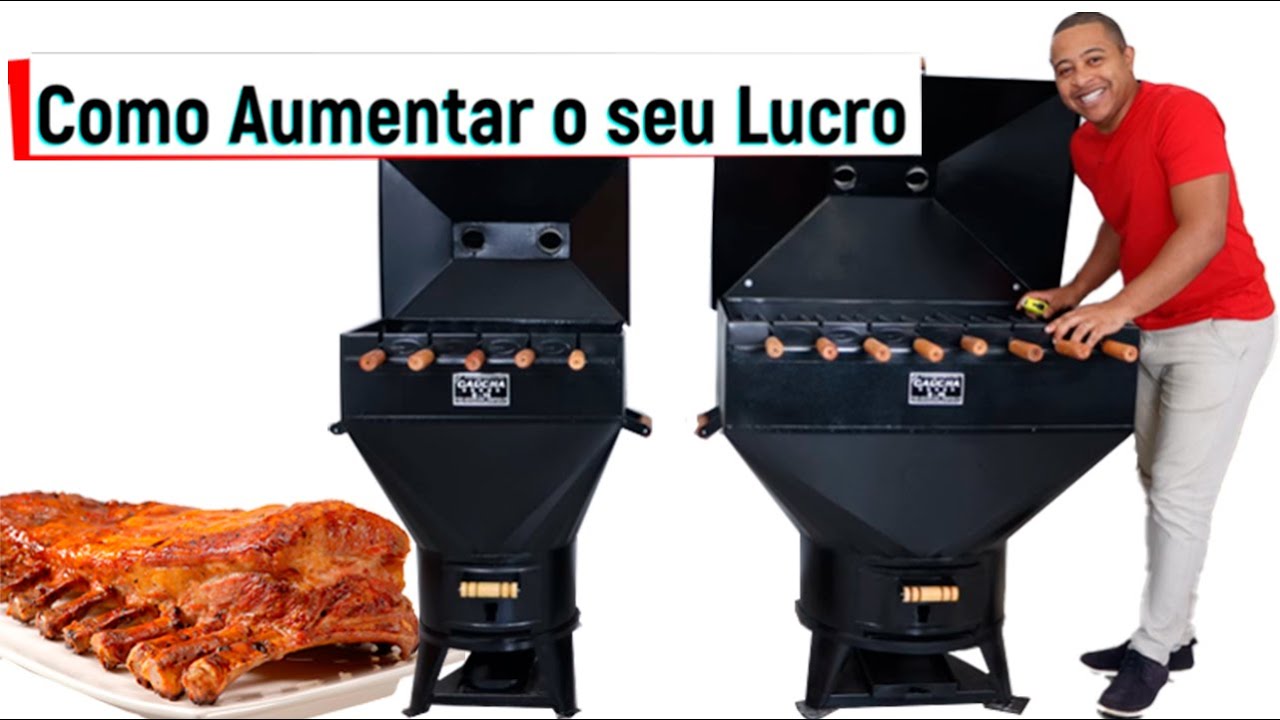 Novidade | Churrasqueira à Bafo para Costela, Joelho de Porco, Peixe, Cupim e muito mais...