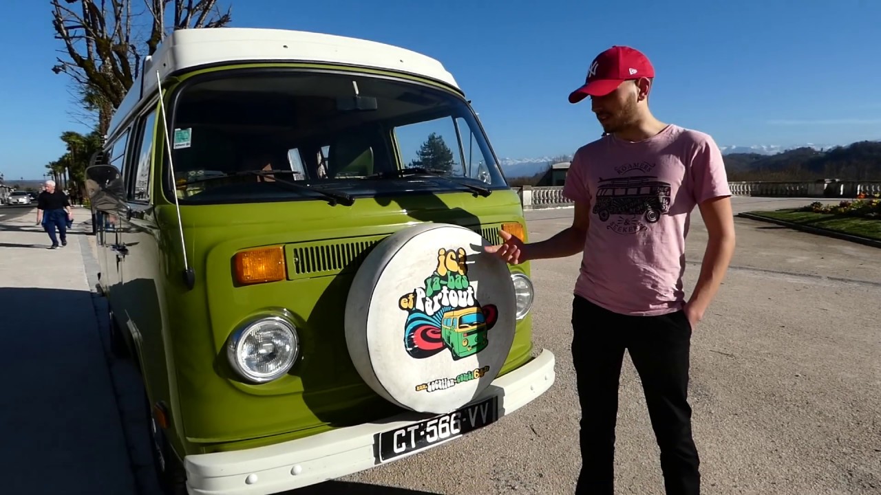 Volkswagen combi t2 1978 westfalia van life ICI LA-BAS PARTOUT LAHOURCADE 64