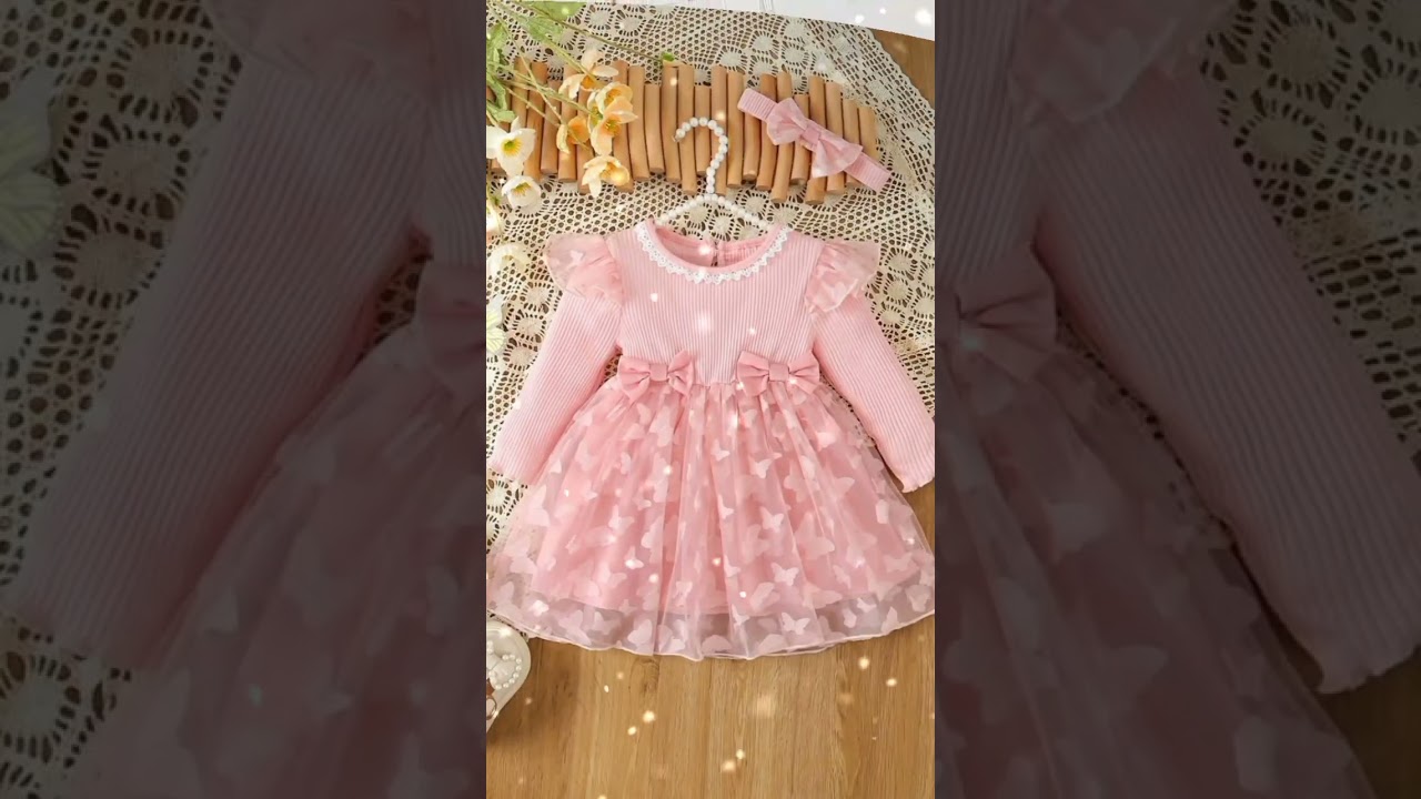 Winter elegant baby dress collection 2025🌺🧥#viralvideo​#youtubeshorts​