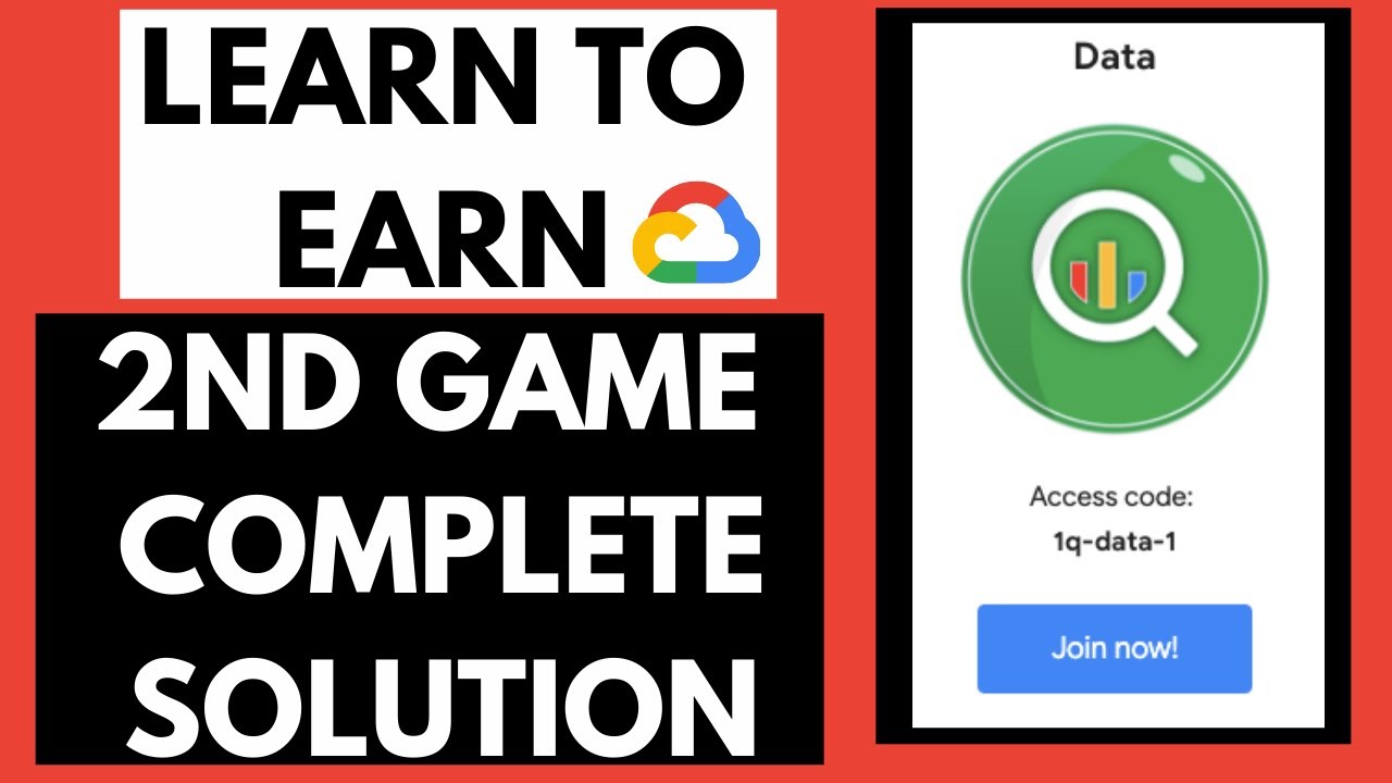 Learn To Earn Cloud Challenge Data Solutions|Learn To Earn Cloud Challenge Qwiklabs Solutions #BCW