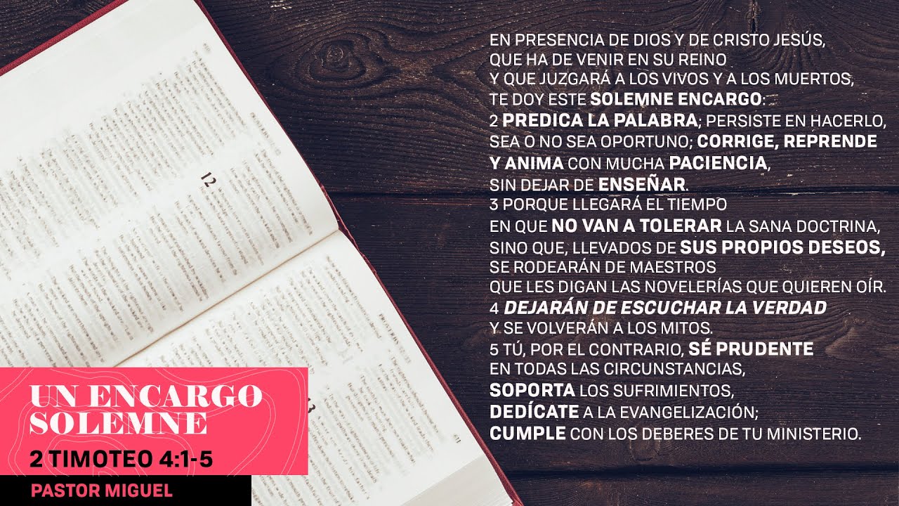 La Palabra - Un Encargo Solemne