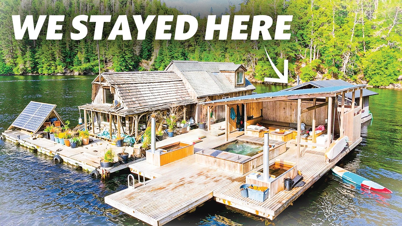 A Full Day On Vancouver Island's Famous FLOATING Spa | Also Cave Diving!