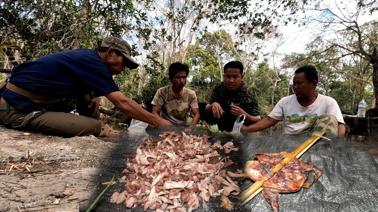 3. มีนาคม ค.ศ. 2025.ເຂົ້າປ່າ4ຄົນຫມານໄກ່ປ່າ//เข้าป่า4คนหมานไก่ป่า