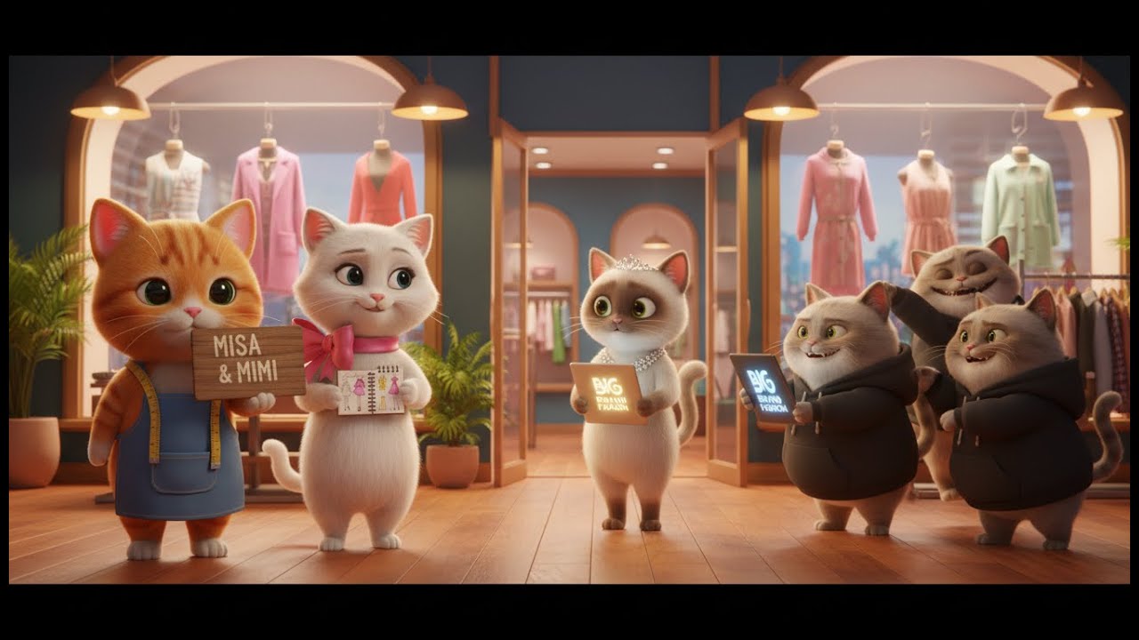 Brave Misa vs Big Brands - Cat story, Curious Cat Life