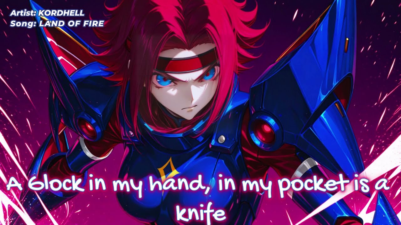 LAND OF FIRE   KORDHELL + lyric Another Nightcore Channel