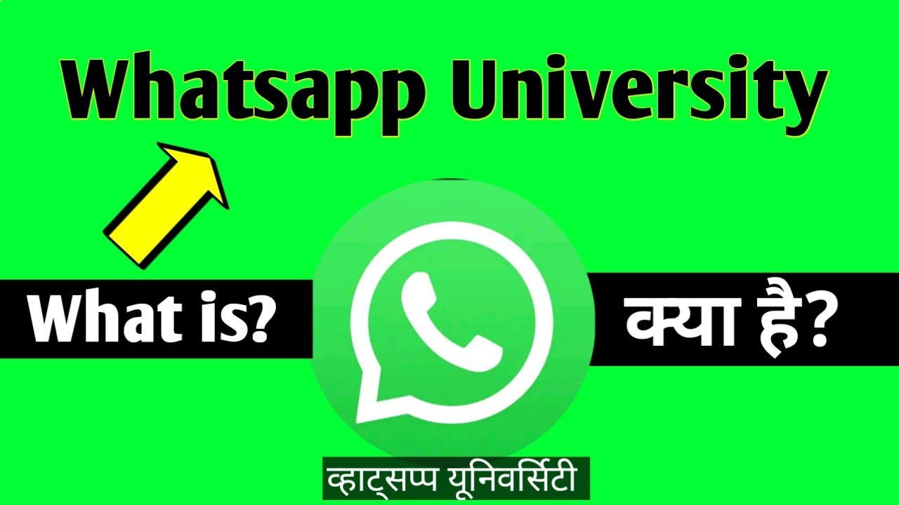 What is Whatsapp University? What is it?
