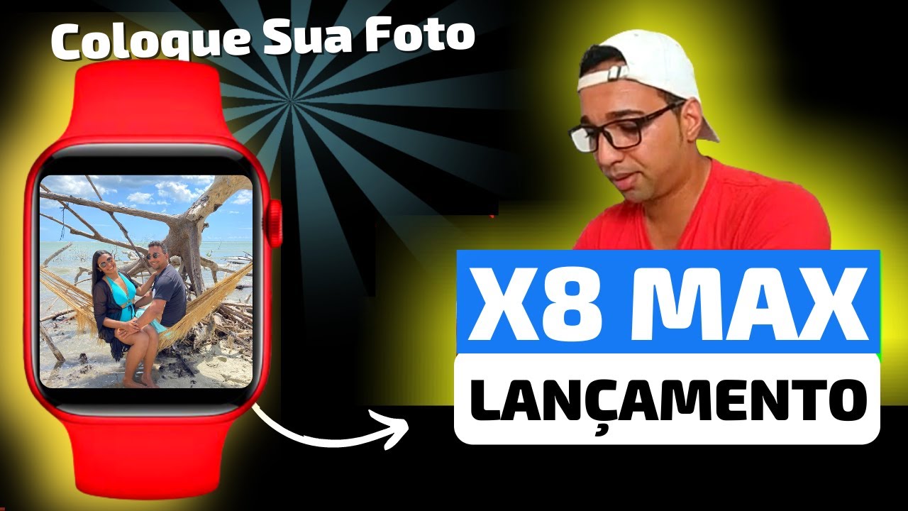 Smartwatch x8 Max [ Vers&atilde;o Atualizada ] iwo x8 max - Lan&ccedil;amento #smartrafael