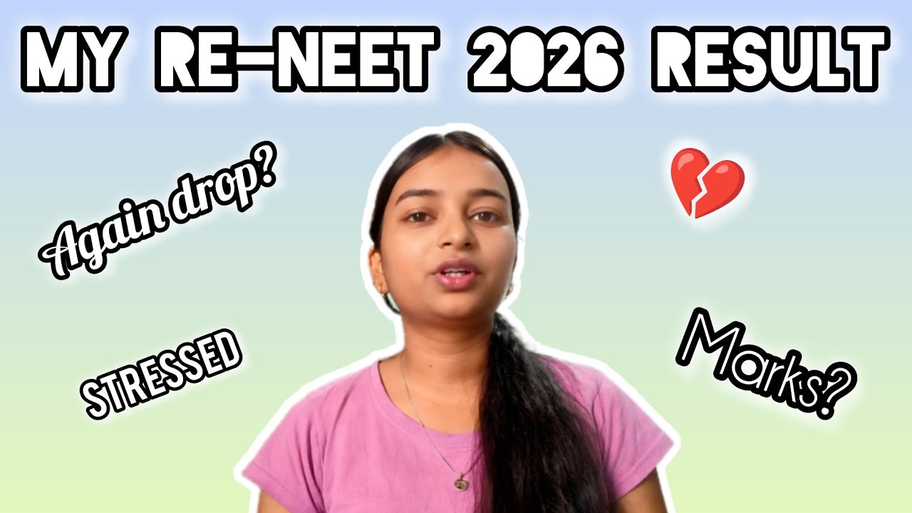 MY RE-NEET 2026 Result ❤️ | My Honest Answer