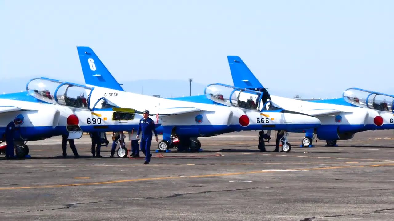 【展示飛行の着陸後】ブルーインパルス - 小牧基地航空祭オープンベース / Blue Impulse - JASDF Komaki Base 2026.3.1