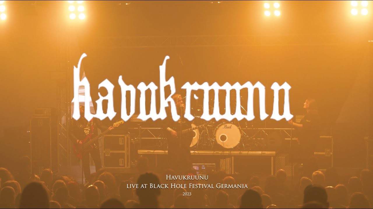 Havukruunu - Kunnes Varjot Saa, live at Black Hole Fest Germania, Balve Cave