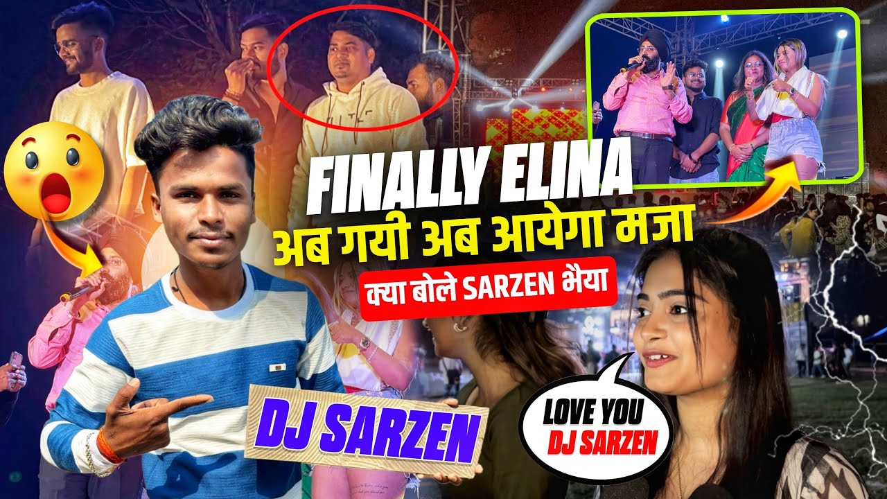 Dj SarZen With Elina Full Entertainment || With Monster  Setup 9th February Full Vlog 🔥