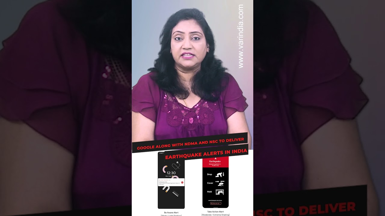 Google along with NDMA and NSC to deliver earthquake alerts in India  #shortsvideo
