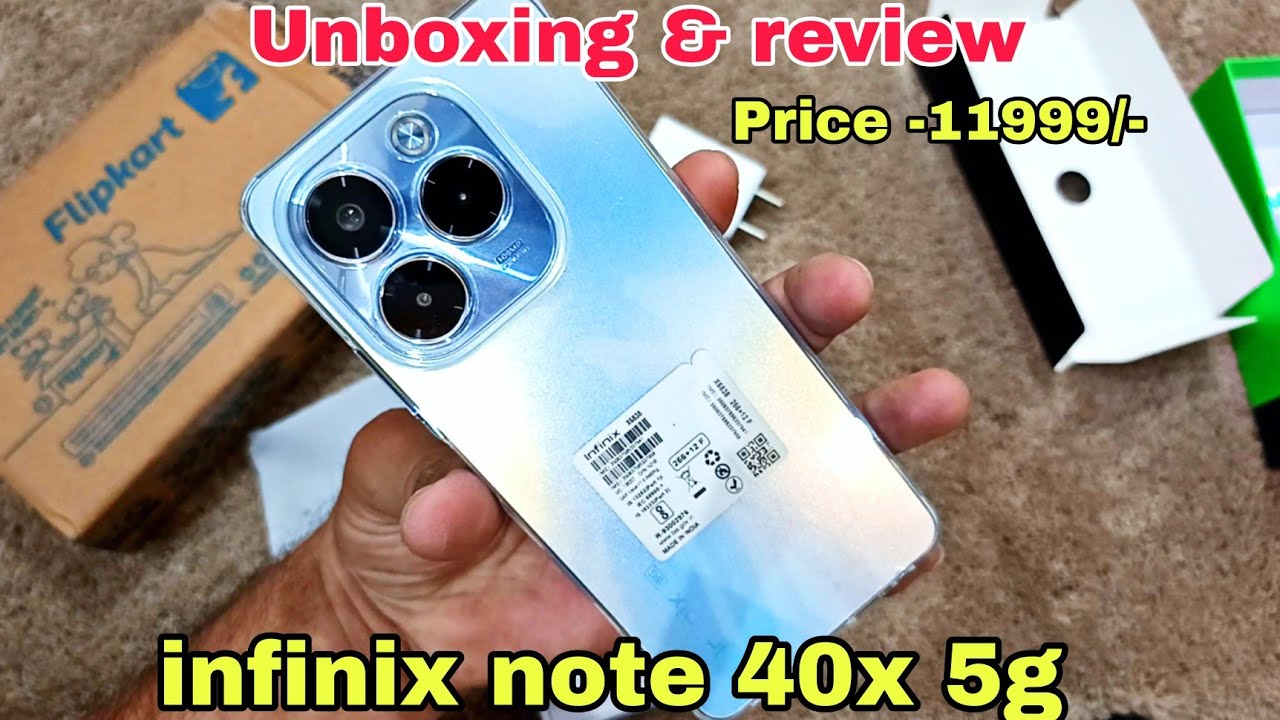 infinix note 40x 5g || infinix note 40x 5g unboxing & review | infinix note 40x flipkart!