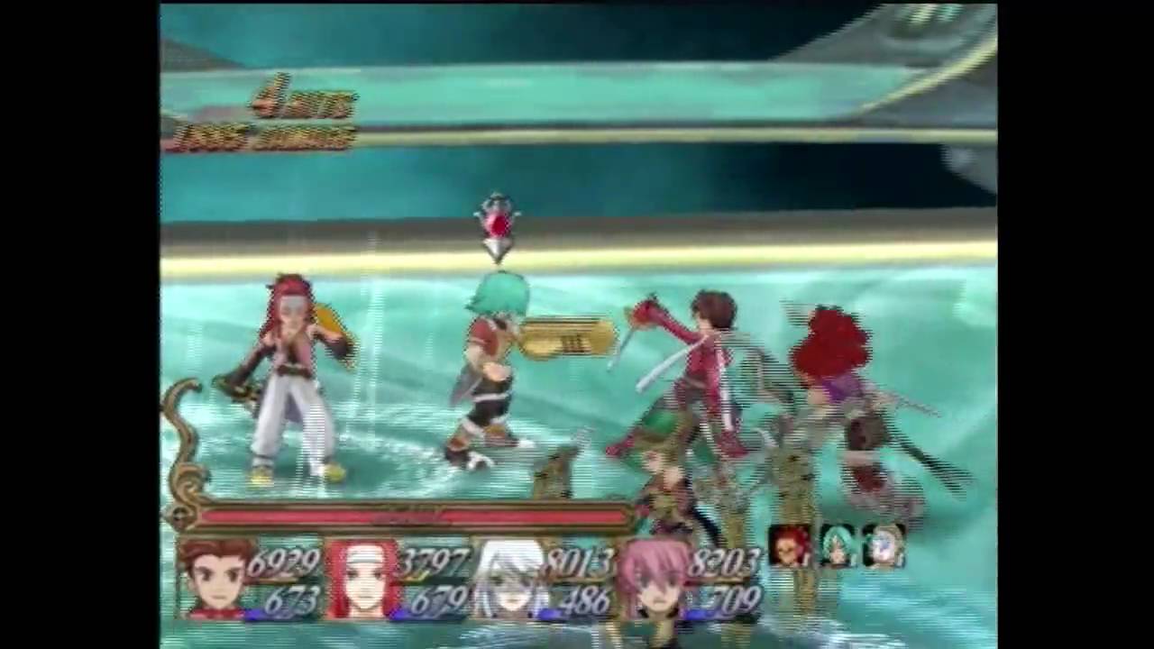 Tales of Symphonia PS2 - EX Boss 12: Gen'ei Trio (1/2) [Mania Mode/N.I.N.D.]