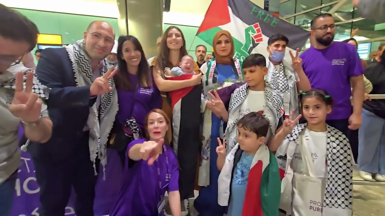 Gaza medical evacuation welcome