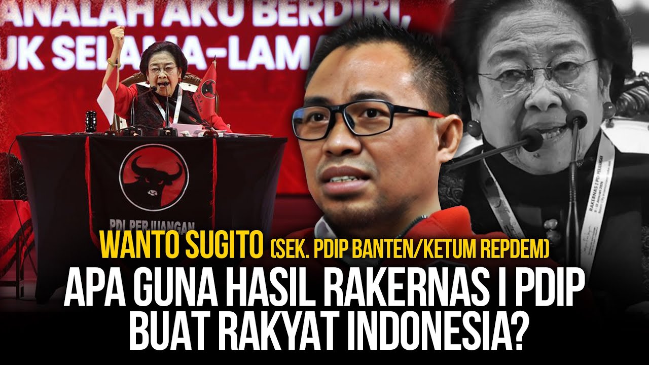 WANTO SUGITO: BAGI KAMI PDIP, POLITIK NOMOR 2 KEMANUSIAAN NOMOR 1