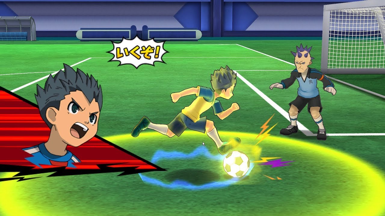 Inazuma Eleven Go Strikers 2013 Raimon U-13 Vs Raimon U-15 Wii 1080p (Dolphin/Gameplay)