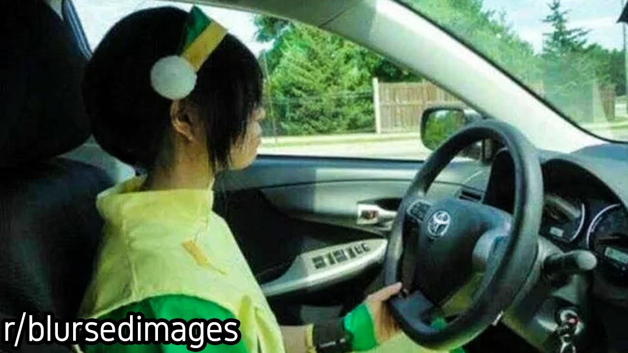 r/blursedimages | Toph is driving blind...