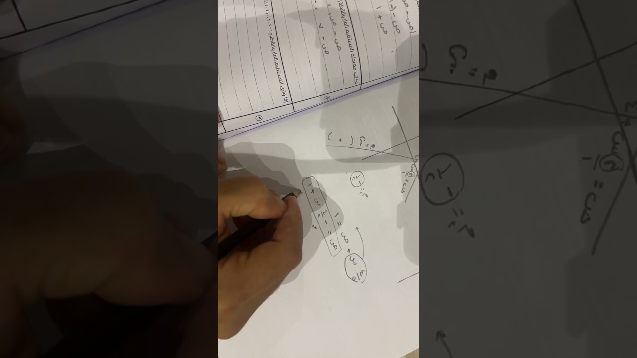 المستقيمات المتوازية والمستقيمات المتعامدة ثالث متوسط