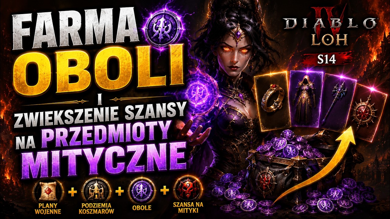 🎰💰 FARMA OBOLI = SZANSA NA MITYCZNE PRZEDMIOTY💎 D4 LOH SEZON 14