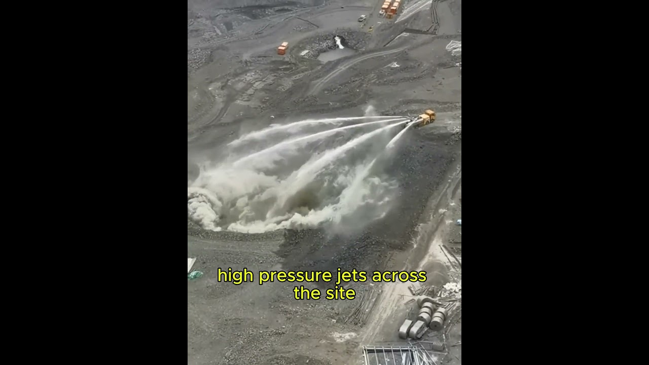 Dust Control in Action! | Massive Mining Water Truck at Work 🚜💦
