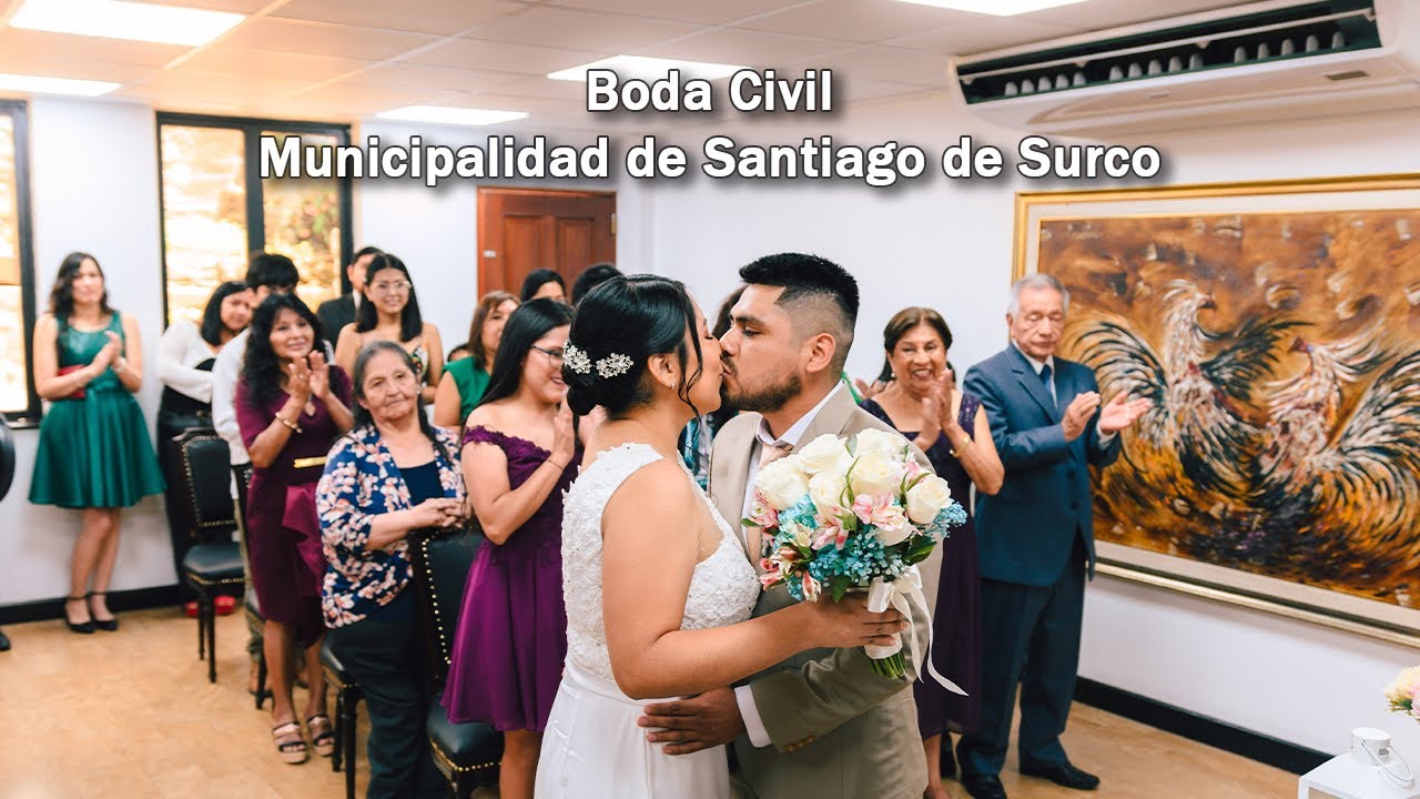 Nathaly & Denis civil (Municipalidad de Santiago de Surco)