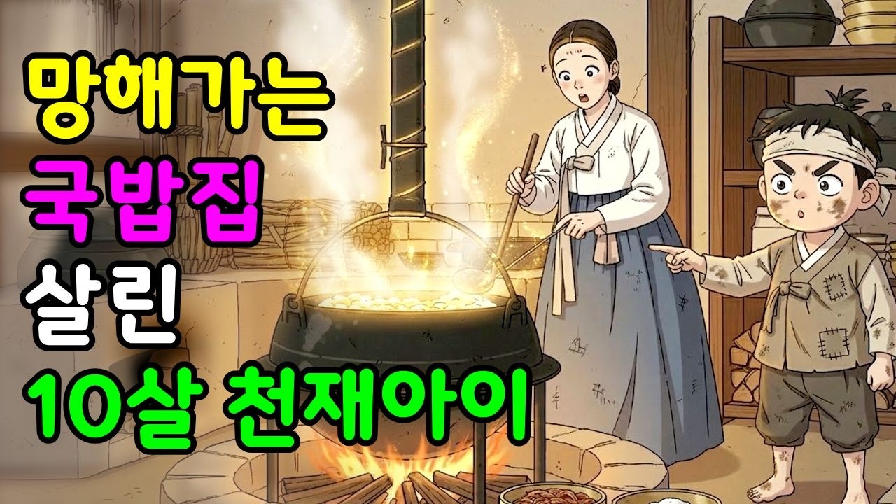 망해가는 국밥집 살린 10살 천재아이 | 야담 | 설화 | 민담 | 옛날이야기 | 오디오북