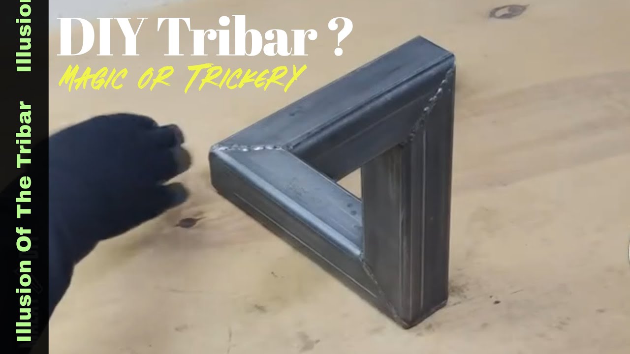 Can MAZAY DIY- Weld an Impossible Triangle? Penrose Tribar Creation- Can It Be Done? #diy #howto