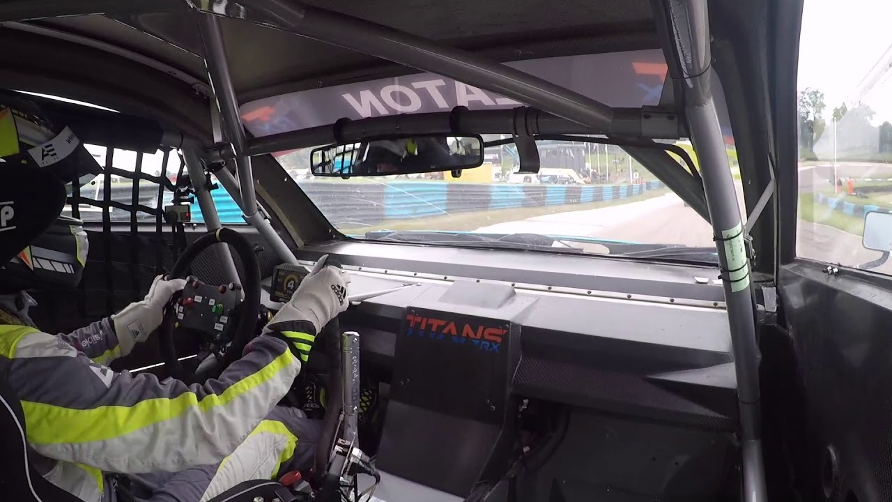 Abbie Eaton Onboard Win Titans RX Lydden Hill