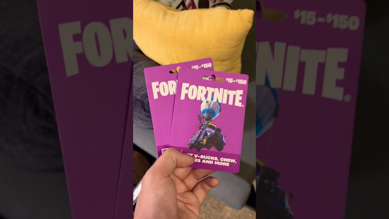 Новые подарочные карты Fortnite! #fortnite