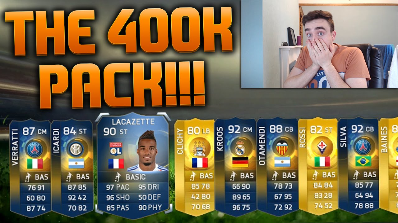 FIFA 15 - THE 400K PACK!!! INSANE TOTS LIGUE 1 & SERIE A PACK OPENING!!!