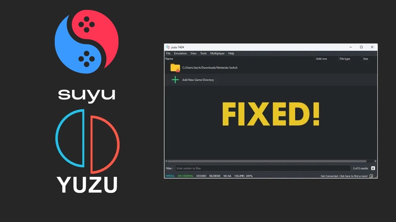Games not appearing in YUZU | SUYU Library Solution