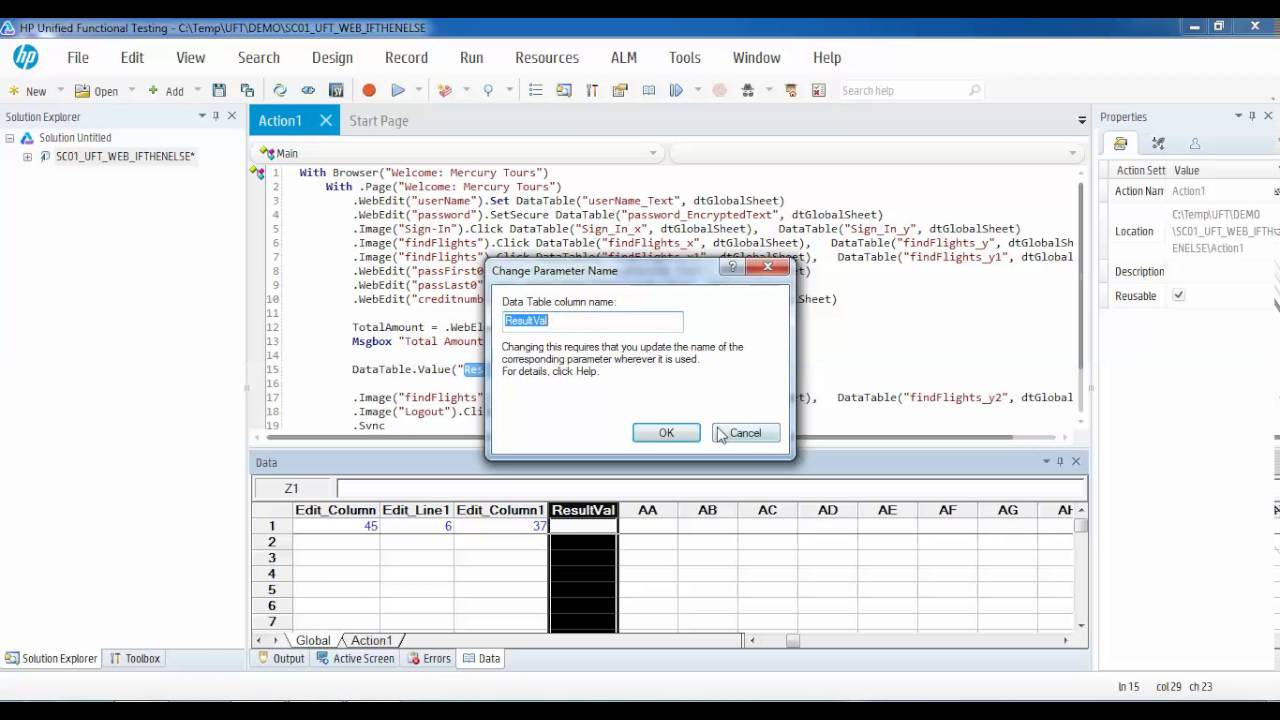 HP Unified Functional Testing (UFT): How To Use If Then Else Statement