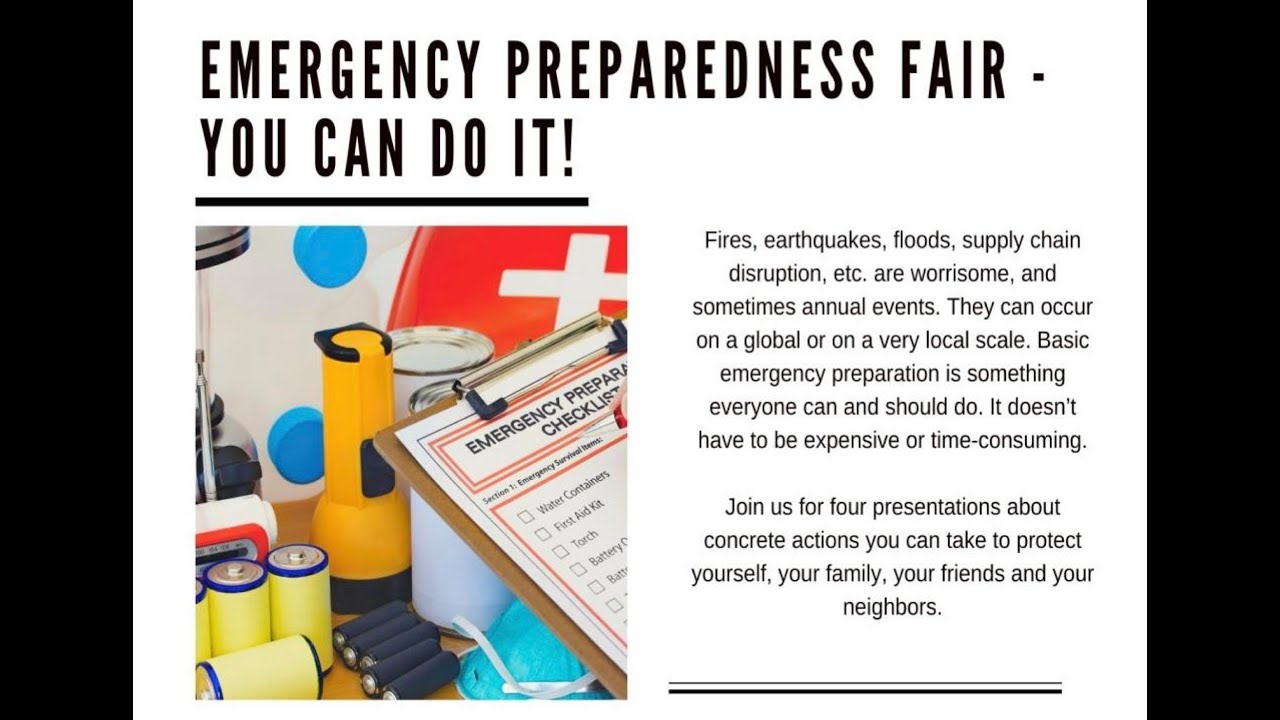 August 2022 Antioch Stake Virtual Emergency Preparedness Fair