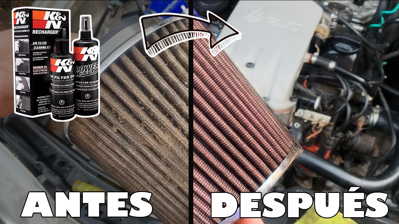 Cómo limpiar filtro K&N correctamente
