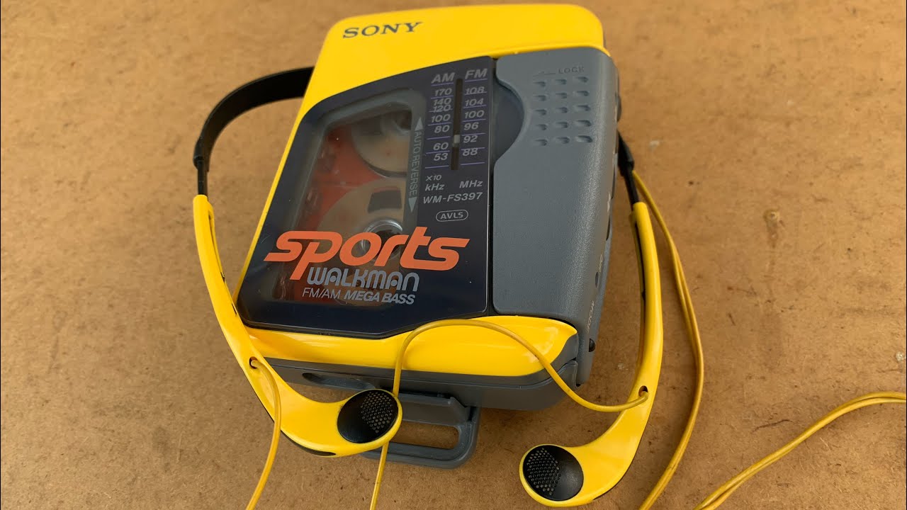Sony WM-FS397 Walkman belt replacement (one shot)