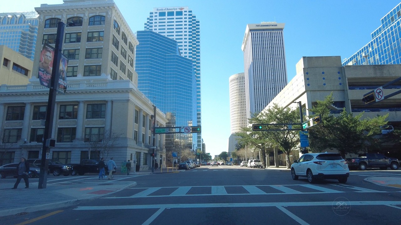 Tampa, Florida - [4K] Downtown Tour