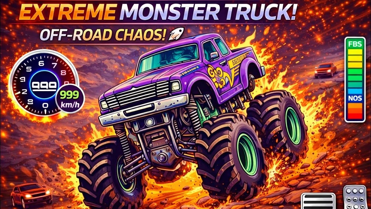 Mega Ramp Challenge! 🤯 Super Crazy GT Monster Truck Racing Level 190 | Android Gameplay