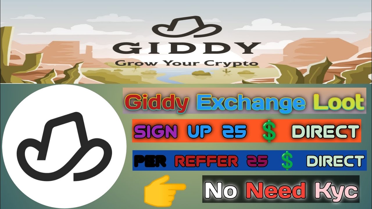 Giddy Big Exchange Loot Free 25💲loot ? Instant Withdraw Giddy Token ? #youtube #Giddy exchange