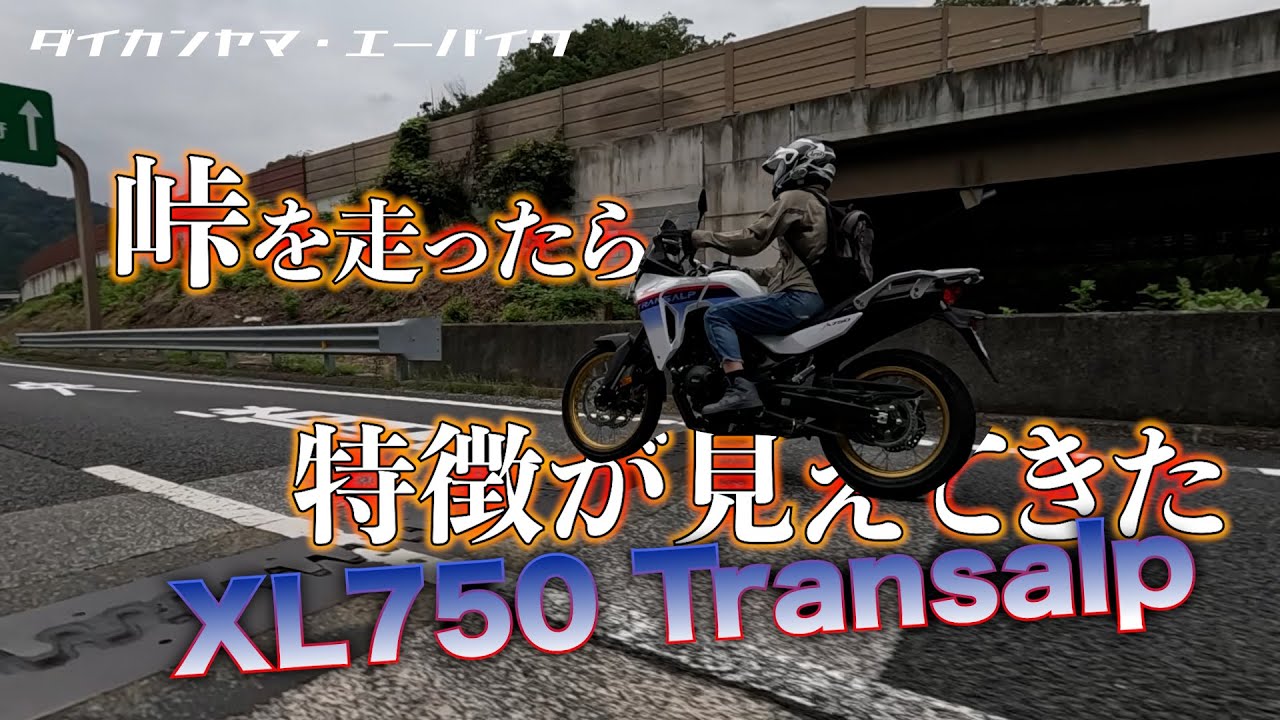 慣らし中Transalpとワインディングインプレッション