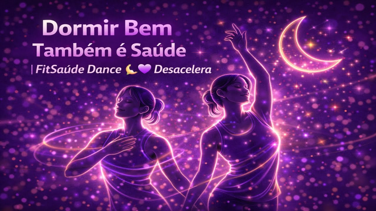 Dormir Bem Também é Saúde | FitSaúde Dance 🌙💜 Desacelera