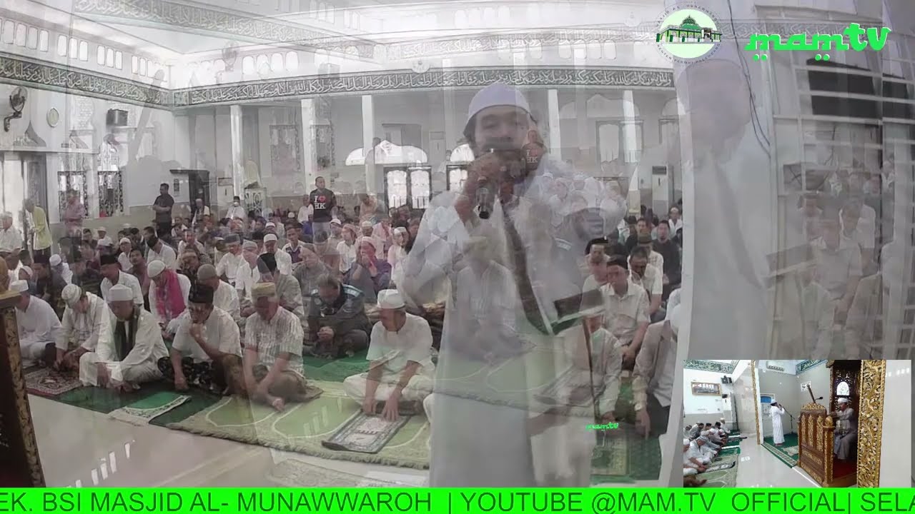 🔴LIVE | SHOLAT JUM'AT BERJAMA'AH | MASJID AL-MUNAWWAROH KENTEN PERMAI PALEMBANG